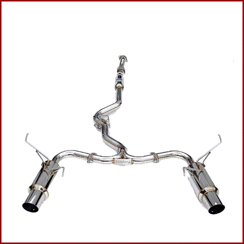 INVIDIA DUAL N1 TI EXHAUST: IMPREZA STI SEDAN 08-13 & FORESTER XT 2014-UP