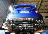 INVIDIA GEMINI FULL TITANIUM EXHAUST: SUBARU WRX & STI SEDAN 15-19 (QUAD-TIPS)