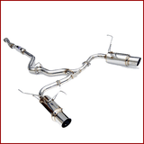 INVIDIA DUAL N1 TI EXHAUST: IMPREZA STI SEDAN 08-13 & FORESTER XT 2014-UP