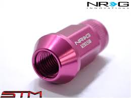 NRG - CLOSED END LUG NUTS: M12x1.5 (4PC. PURPLE)