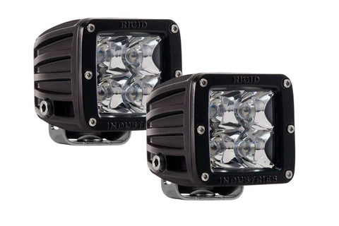 Rigid Industries Dually Spot LED Light Set Green