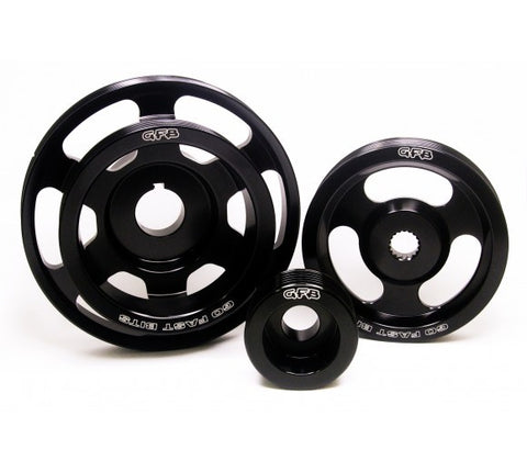 GFB UNDERDRIVE PULLEY KIT (3-PCS): WRX & STI 03-07, FORESTER XT 03-07