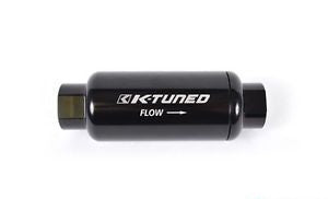 K-TUNED HIGH-FLOW FUEL FILTER: 8AN INLET/OUTLET