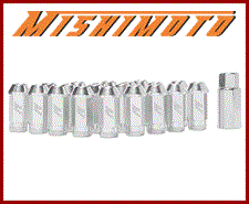 MISHIMOTO ALUMINUM LOCKING LUG NUTS: M12 X 1.25 (SILVER)