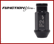 FUNCTION & FORM LUG NUT: 12 X 1.25 (BLACK)