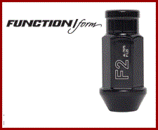 FUNCTION & FORM LUG NUT: 12 X 1.5 (BLACK)