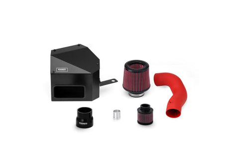 Mishimoto Air Intake Kit w/ Airbox Wrinkle Red - Volkswagen Models (Inc. 2015+ GTI / 2016+ Golf R)